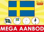 Zweedse vlaggen- Mega aanbod Zweedse vlaggen, Nieuw, Ophalen of Verzenden