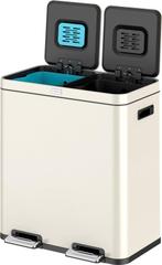 2dekans | Deleca Recycle Prullenbak met 2 Vakken - 60 Liter, Huis en Inrichting, Woonaccessoires | Prullenbakken, Ophalen of Verzenden