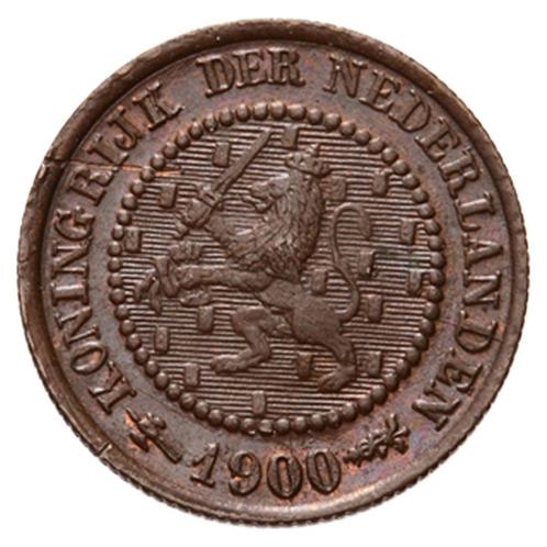 ½ Cent 1900 Wilhelmina (1e type) FDC, Postzegels en Munten, Munten | Nederland, Verzenden