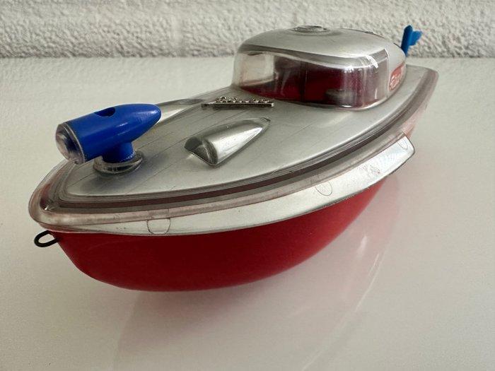 Schuco - Teleco 3004 Wind up Speedboat - Opwindboot -, Antiek en Kunst, Antiek | Speelgoed