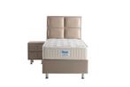 Opberg Boxspring Magnum Beige-Cream, Huis en Inrichting, Slaapkamer | Boxsprings, Verzenden, Nieuw