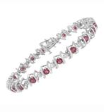 Zonder minimumprijs - Armband Zilver - 3.13ct. tw., Nieuw