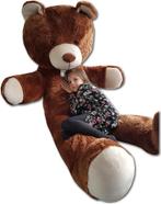 Grote knuffelbeer 2 meter bruin 205 cm XXL, Ophalen of Verzenden, Nieuw
