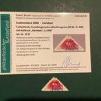 Bohemen en Moravië 1938 - Karlsbad : 50Heller met wir sind, Gestempeld