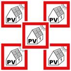 25x 2 x 2 cm PV sticker vierkant, Doe-het-zelf en Verbouw, Zonnepanelen en Toebehoren, Nieuw, Verzenden