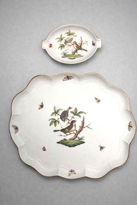 Herend - Bord (2) - Porselein - Rothschild Bird, Antiek en Kunst, Antiek | Glas en Kristal