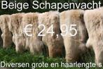 Schapenvacht BEIGE schapenvel schapenhuid  € 24,95 GROOT ASS, Huis en Inrichting, Woonaccessoires | Overige, Ophalen of Verzenden
