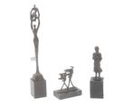 Drie bronzen beelden wo. Artihove, 20e eeuw, Antiek en Kunst
