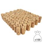 Kurken 45x24mm 100% natural bark look zak +/- 100st voor, Hobby en Vrije tijd, Knutselen, Ophalen of Verzenden, Nieuw