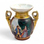 Vieux Paris / Old Paris porcelain two-handled amphora vase