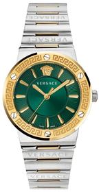 Versace VEVH00720 Greca Logo dameshorloge 38 mm, Sieraden, Tassen en Uiterlijk, Horloges | Dames, Overige merken, Staal, Verzenden