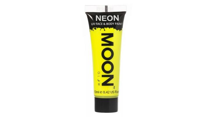 Moon Glow Intense Neon UV Face Paint Intense Yellow, Hobby en Vrije tijd, Feestartikelen, Nieuw, Verzenden