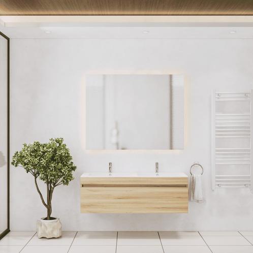 Badkamermeubelset Gliss Design Anelius 120cm Natural Oak, Doe-het-zelf en Verbouw, Sanitair, Bad, Nieuw, Ophalen of Verzenden