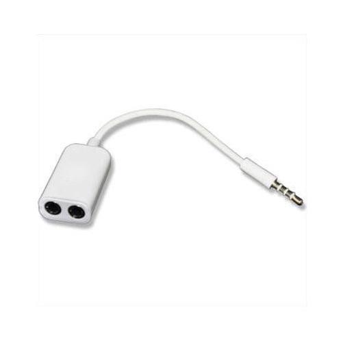 Audio Splitter Jack 3,5mm Smartphone - Wit, Muziek en Instrumenten, Kabels en Stekkers, Ophalen of Verzenden
