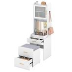 LIVSK Kaptafel met Opklapbare Spiegel - Multifunctioneel als, Verzenden, Nieuw