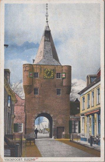ELBURG - Vischpoort, Verzamelen, Ansichtkaarten | Nederland, Verzenden