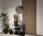 ISODECO Akoestische Panelen Hout Naturel Eiken met Zwart Vil, Nieuw, Overige materialen