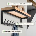 Kapstok - Industrieel - Eiken, Huis en Inrichting, Woonaccessoires | Wandplanken en Boekenplanken, Verzenden, Nieuw