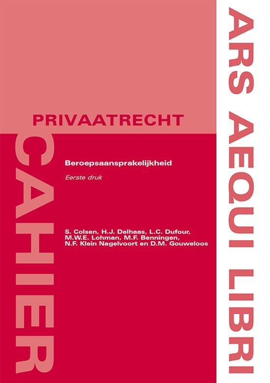 9789493199804 Ars Aequi Cahiers - Privaatrecht - Beroepsa..., Boeken, Studieboeken en Cursussen, Nieuw, Verzenden