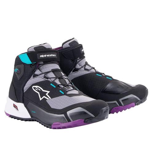 Alpinestars CR-X Womens Drystar Motorschoenen Zwart Grijs, Motoren, Kleding | Motorkleding, Dames, Nieuw met kaartje, Laarzen