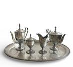Leitão & Irmão - Koffie- en theeservies (5) - .916 zilver, Antiek en Kunst, Antiek | Goud en Zilver