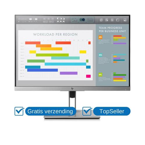 HP EliteDisplay E243i Zilver 24 inch 1920x1200, Computers en Software, Monitoren, 5 ms of meer, Gebruikt, Ophalen of Verzenden