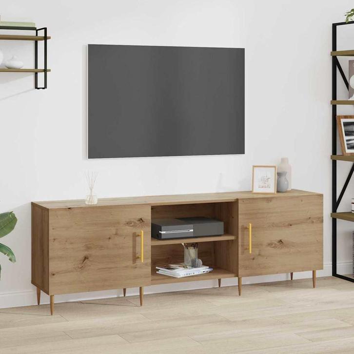 vidaXL TV-kast artisanaal eikenkleurig 150 x 30 x 50 cm, Huis en Inrichting, Kasten | Televisiemeubels, Nieuw, Minder dan 50 cm