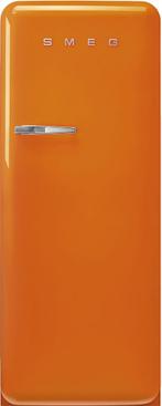 Smeg FAB28ROR6 retro jaren 50 koelkast - oranje, Witgoed en Apparatuur, Koelkasten en IJskasten, 150 tot 200 liter, Verzenden