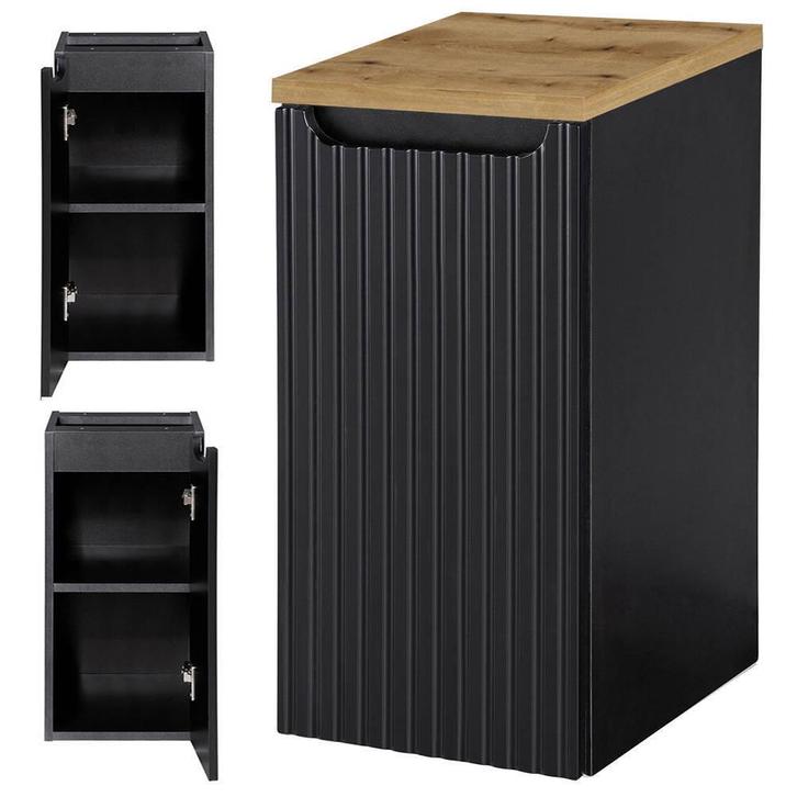 Wastafelonderkast met wastafelblad met 1 deur Newport 30x60x, Huis en Inrichting, Badkamer | Badkamermeubels, Verzenden