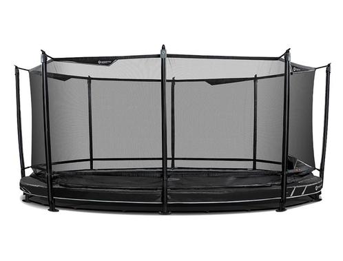 North Legend Ovale Ingraaf Trampoline 420x295 cm met, Kinderen en Baby's, Speelgoed | Buiten | Trampolines, Nieuw, Ophalen of Verzenden