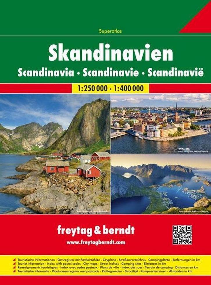 Scandinavië Superatlas F&B 9783707904246 Freytag-Berndt, Boeken, Reisgidsen, Gelezen, Verzenden
