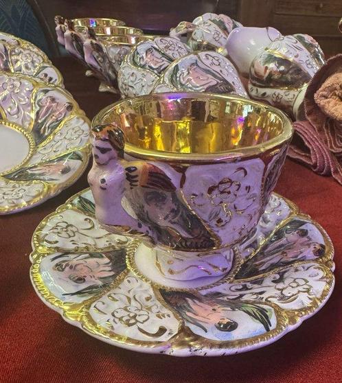 capodimonte - Theeservies (15) - Keramiek - Thee-service, Antiek en Kunst, Antiek | Glas en Kristal