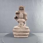 Lopburi School (Cruciale periode) Zandsteen Zeldzame Boeddha