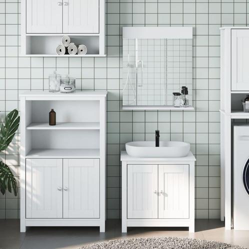 vidaXL 3-delige Badkamermeubelset BERG massief grenenhout, Huis en Inrichting, Badkamer | Badkamermeubels, Nieuw, Verzenden