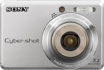 Sony Cyber-Shot DSC-S730 Digitale Compact Camera - Zilver beschikbaar voor biedingen