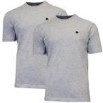 Donnay Donnay Heren - 2-Pack - T-Shirt Vince - Lichtgrijs, Verzenden, Nieuw