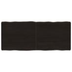 vidaXL Tafelblad natuurlijke rand 140x60x(2-6)cm eikenhout, Huis en Inrichting, Tafels | Eettafels, Verzenden, Nieuw