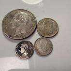Spanje en Venezuela. 50 cents y bolívares (4 monedas)