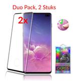 2 STUKS Galaxy S10 Plus Case Friendly 3D Tempered Glass Scre, Nieuw, Ophalen of Verzenden