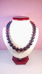 Kersenkleur Baltisch amber ketting - Barnsteen - Round beads