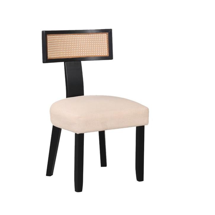 LIVSK Keukenstoel - Massief Hout en Handgeweven Rotan - Ergo, Kinderen en Baby's, Kinderkamer | Tafels en Stoelen, Nieuw, Verzenden