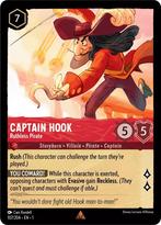 [107/204] - CAPTAIN HOOK - Ruthless Pirate ENG FOIL [M/NM], Verzamelen, Disney, Ophalen of Verzenden, Nieuw