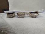 Compleet servies voor mosterd - .925 zilver - Engeland -