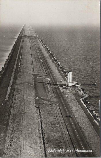 AFSLUITDIJK - Afsluitdijk met Monument, Verzamelen, Ansichtkaarten | Nederland, Verzenden