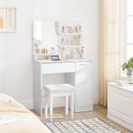 Nieuw Kaptafel- Makeuptafel-80 x 40 x 132 cm, Huis en Inrichting, Tafels | Kaptafels, Ophalen, 100 tot 150 cm, 200 cm of meer