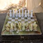 Schaakspel - Green Onyx Chess Set - Marmer, Antiek en Kunst