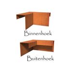 Cortenstaal u-profiel hoek 30x30x10,4x15cm, Tuin en Terras, Overige materialen, Nieuw, Minder dan 25 cm, Border