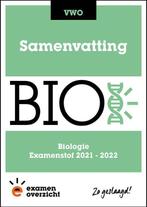 ExamenOverzicht   Samenvatting Biologie VWO 9789493237162, Zo goed als nieuw