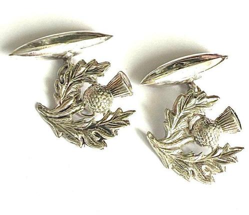Zilver, Vintage Schotse distel 925 sterling zilveren, Antiek en Kunst, Antiek | Goud en Zilver