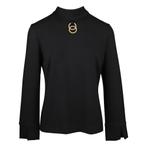 Ana Alcazar • zwarte top • 42, Kleding | Dames, Verzenden, Zwart, Maat 42/44 (L), Nieuw